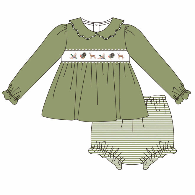 Girl’s Bloomer Set- Wildlife Collection