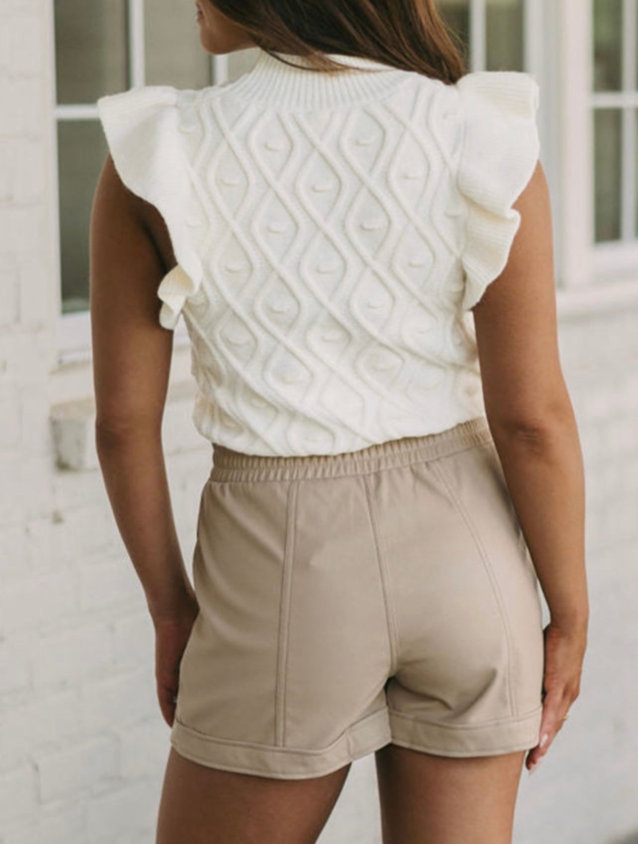 White Knitted Sweater