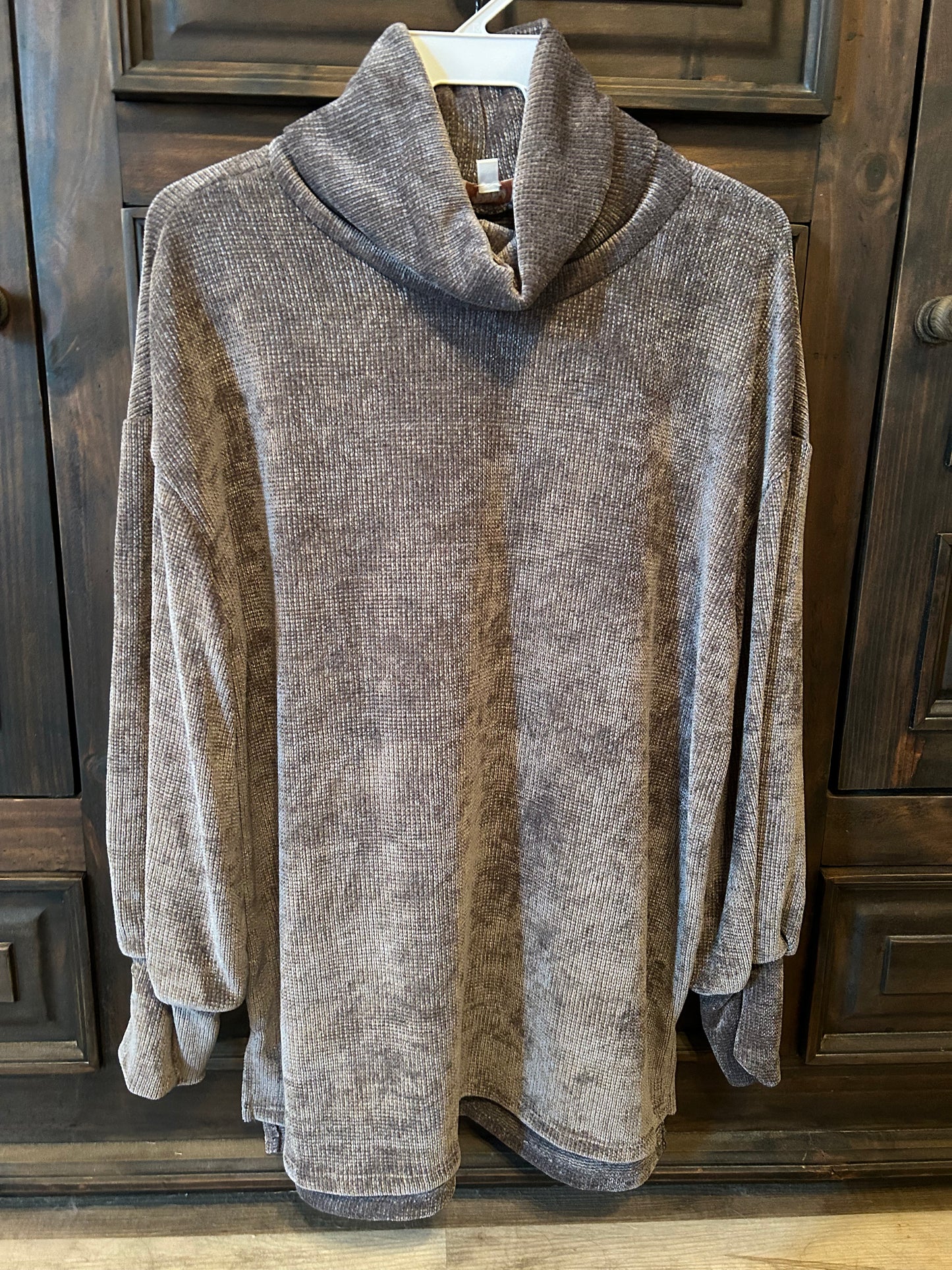 Gray Chenille Sweater