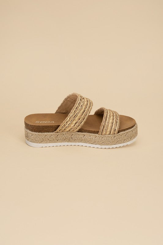 West Espadrille Slides