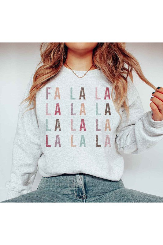 FA LA LA CHRISTMAS GRAPHIC SWEATSHIRT