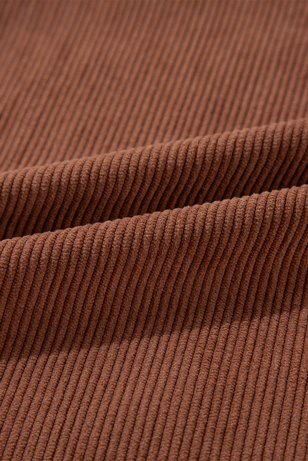 Apricot Drop Shoulder Ribbed Oversized Sweatshirt