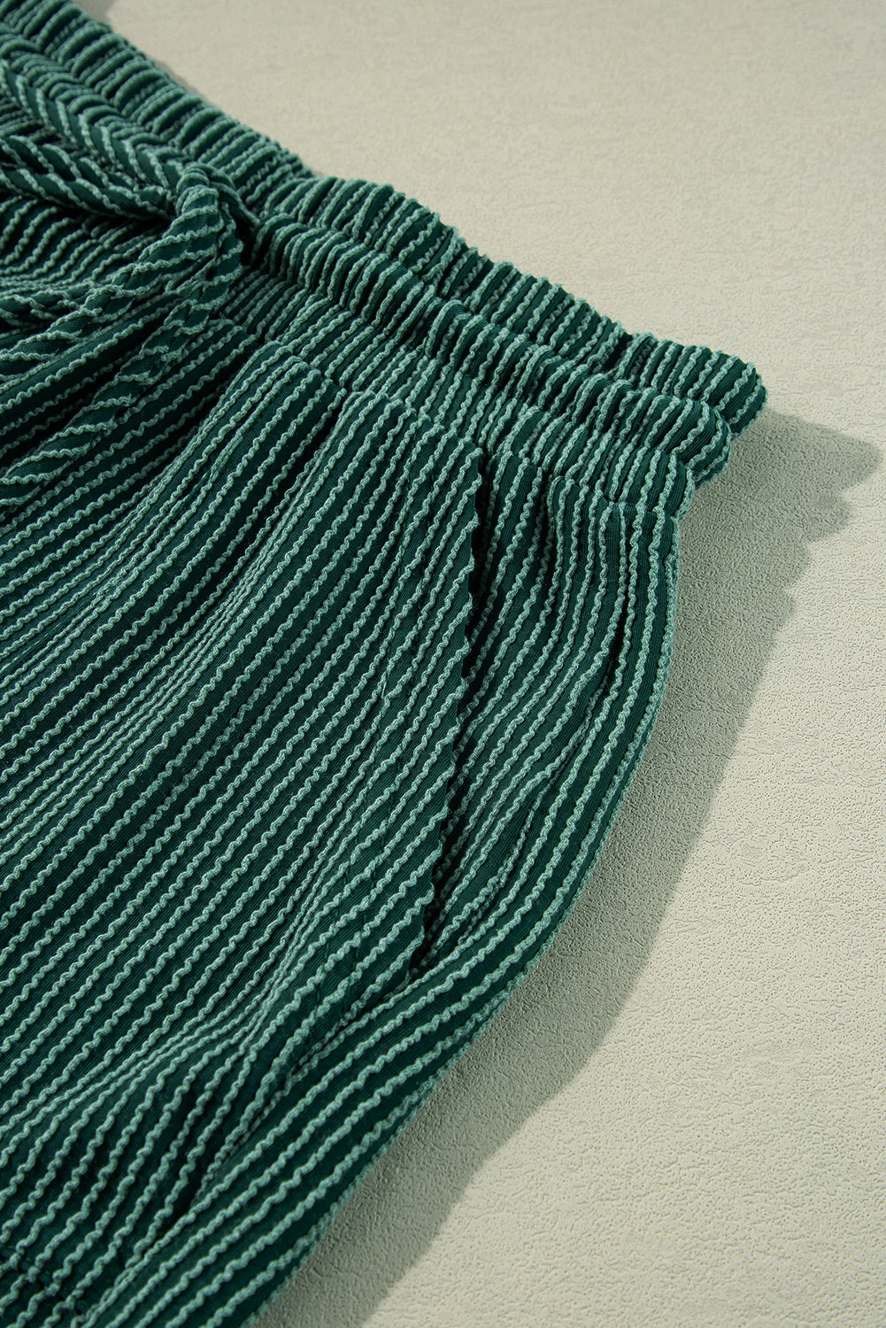 Racing Red Corded MERRY Long Sleeve Top and Shorts Pajama Set