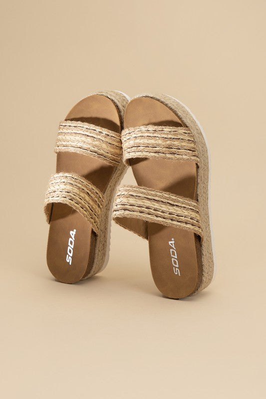 West Espadrille Slides