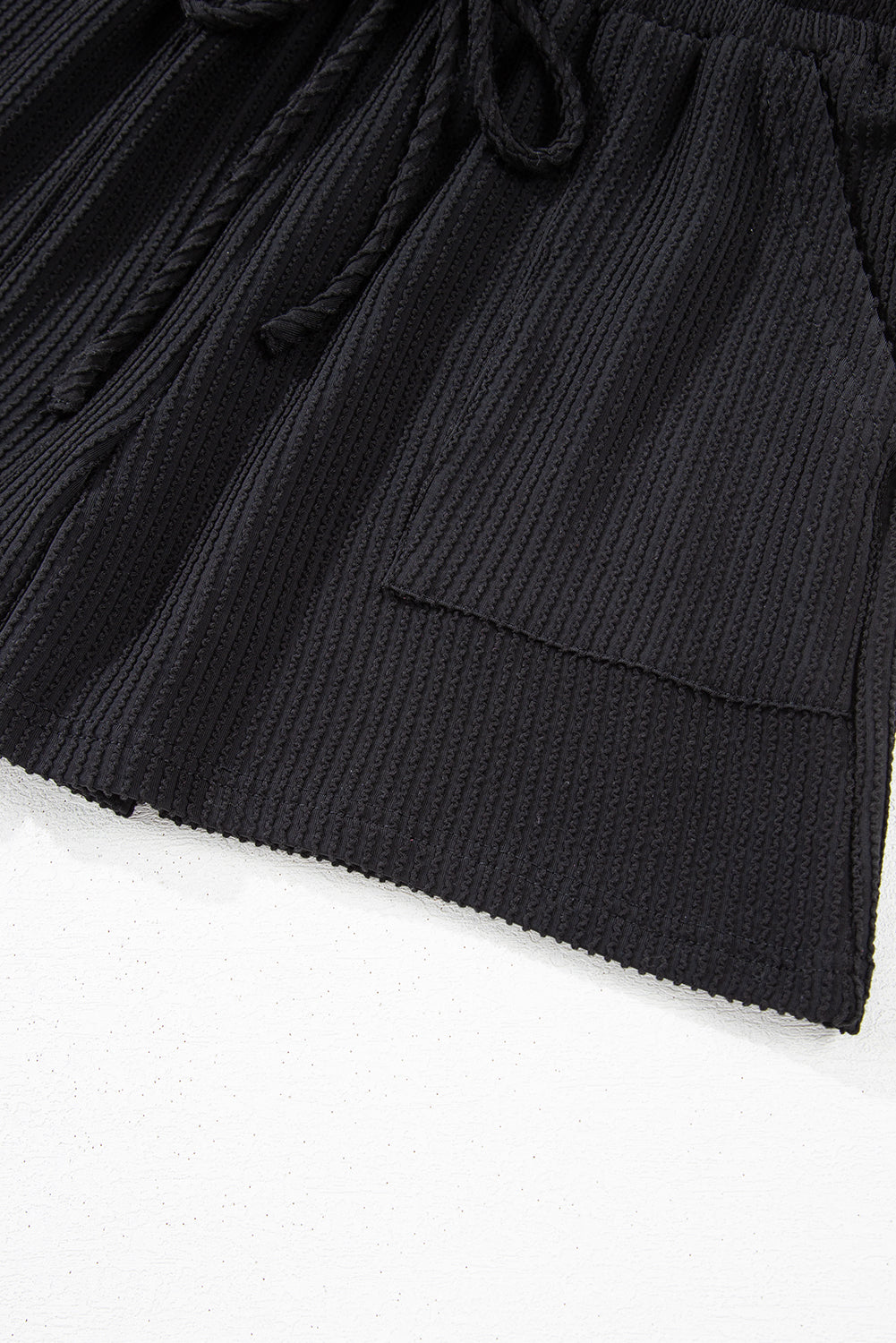 Racing Red Corded MERRY Long Sleeve Top and Shorts Pajama Set