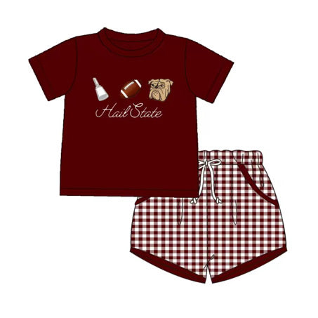 MSU Boy’s French Knot Shorts Set ETA JULY
