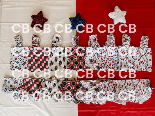 Girls 2 Piece Patriotic Swim