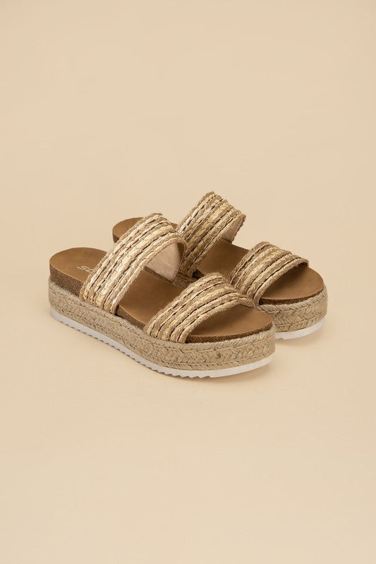 West Espadrille Slides