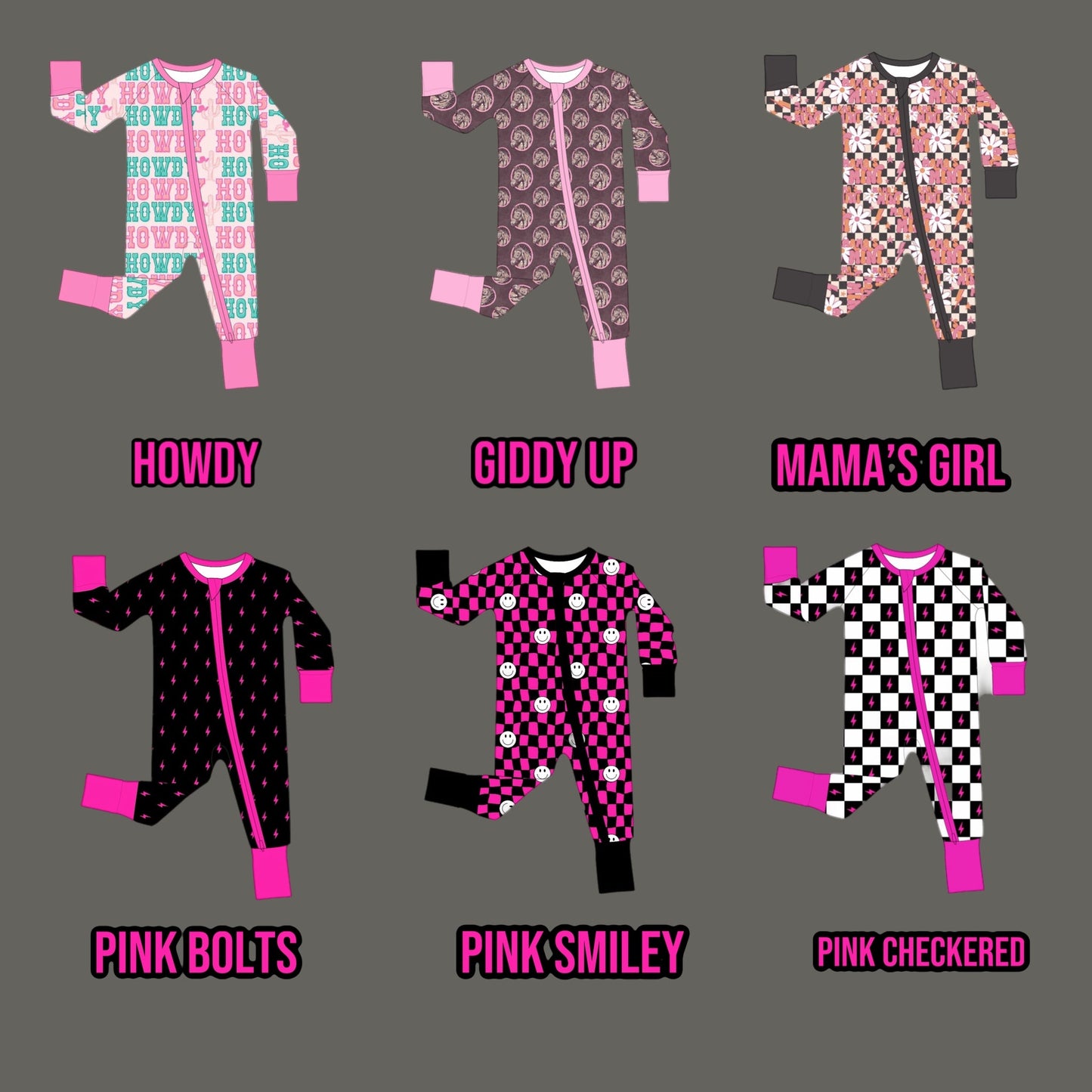Bamboo Jammie Zippie