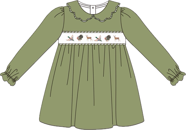 Girl’s Dress- Wildlife Collection