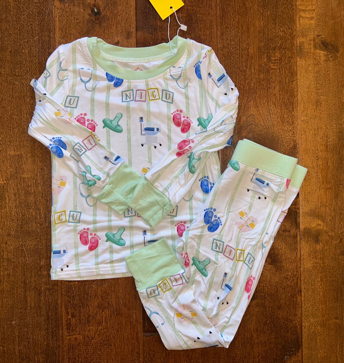 NICU bamboo pajamas