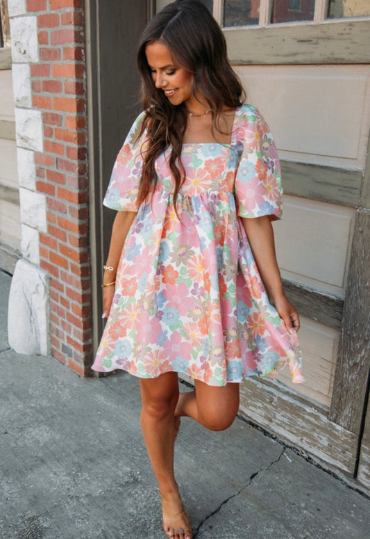 Floral Babydoll Dress