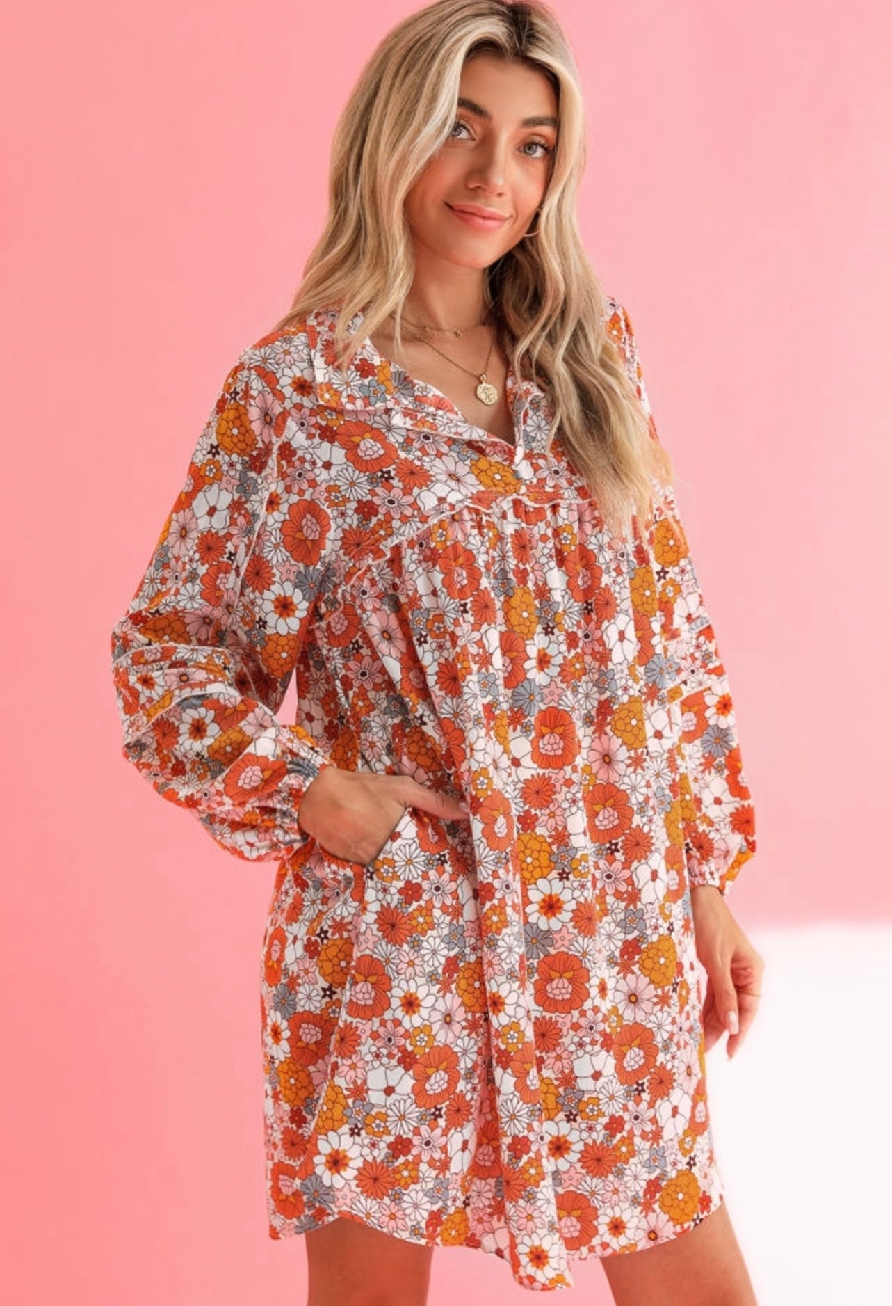 Boho Floral Dress