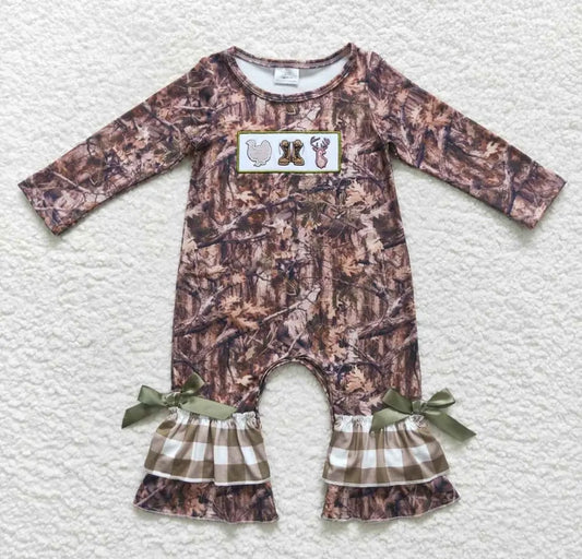 Boys and Girls Camo Romper