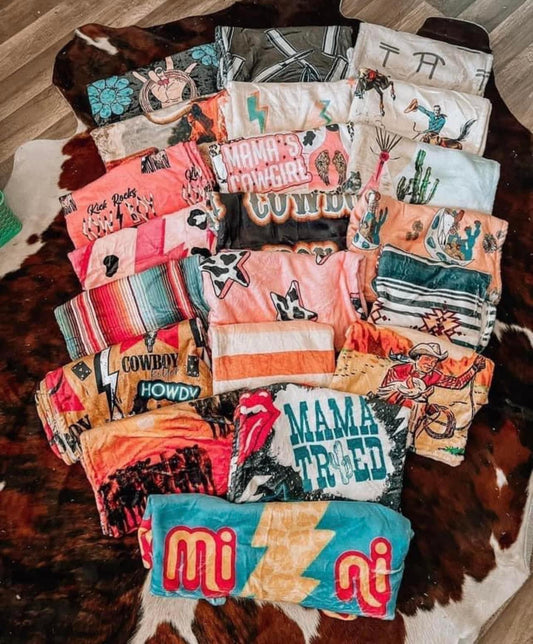 Adult Plush Blanket **NO MOQ**