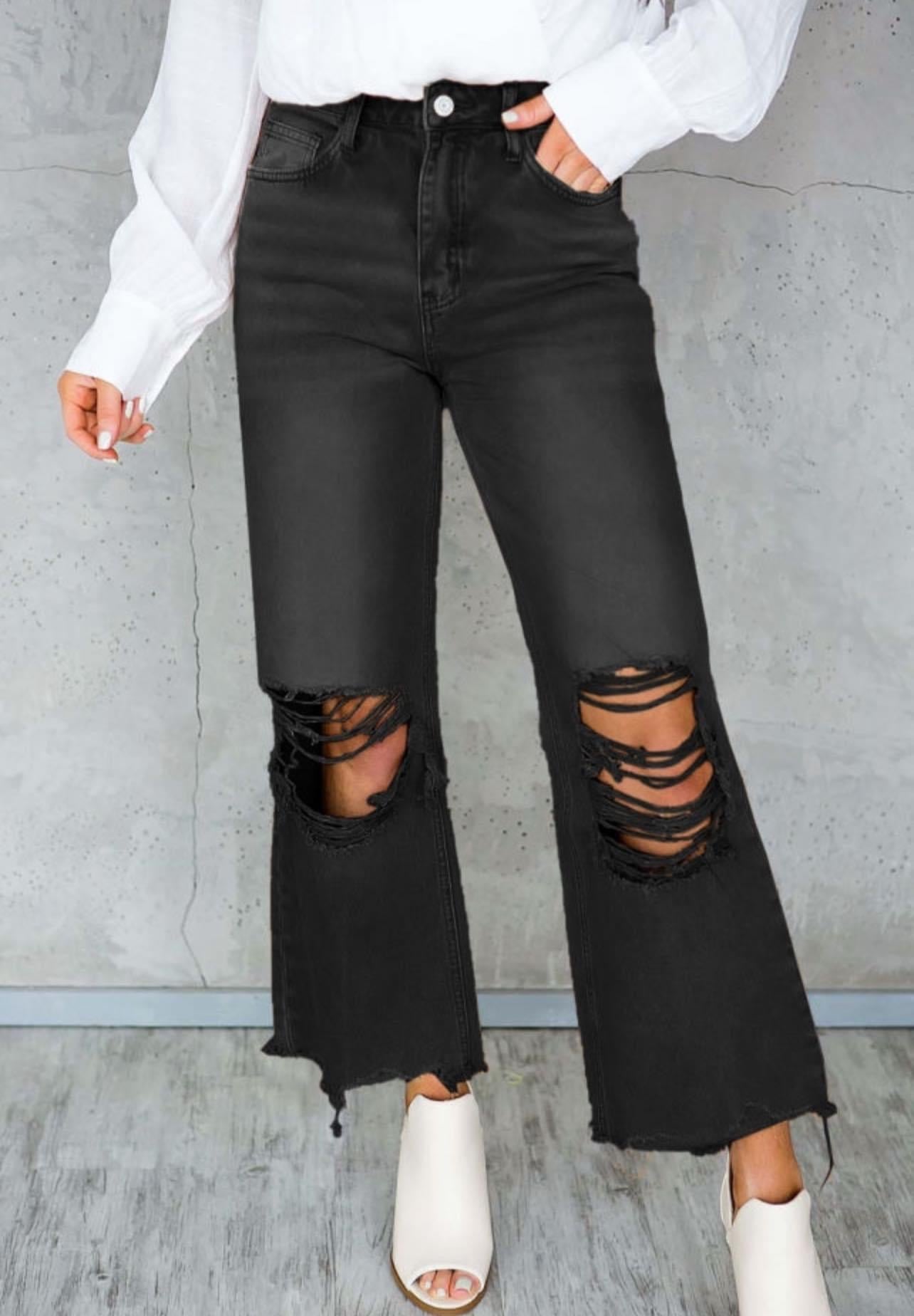 Distressed Colored Jeans