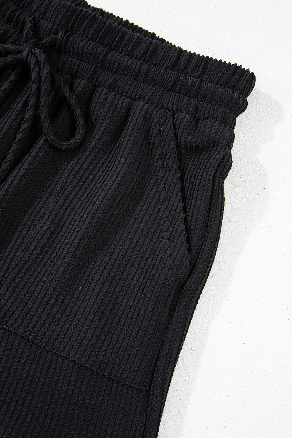 Racing Red Corded MERRY Long Sleeve Top and Shorts Pajama Set